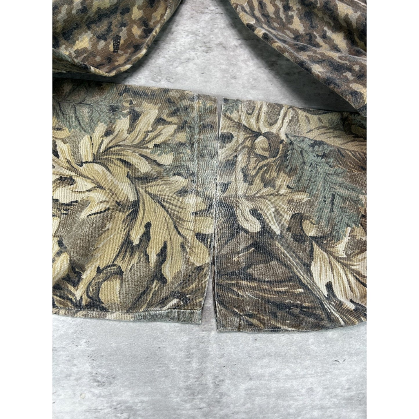 Vintage 90s Kleine Camo Tactical Hunting Cargo Pants Size 38 Green/Brown