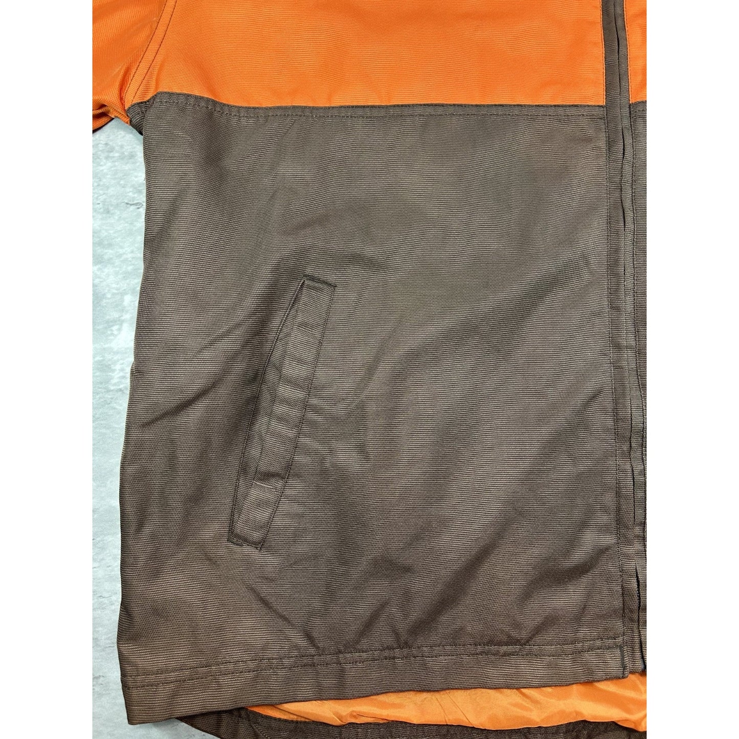Vintage Cleveland Browns NFL Embroidered Logo Windbreaker Jacket Size XL