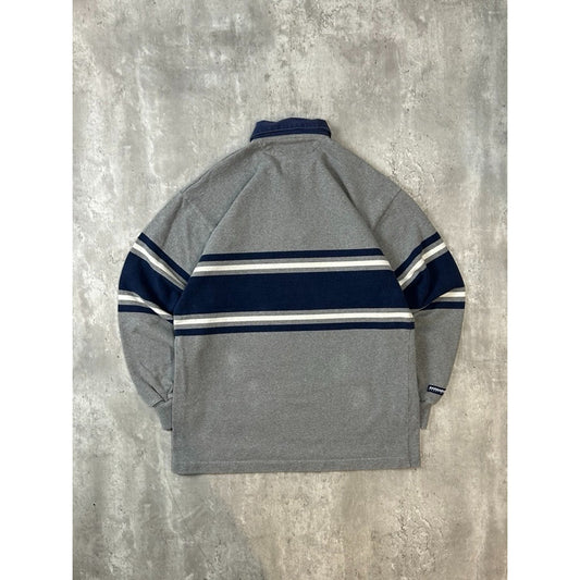 Vintage Toronto Maple Leafs NHL Embroidered Logo Rugby Button Up Shirt Size XL