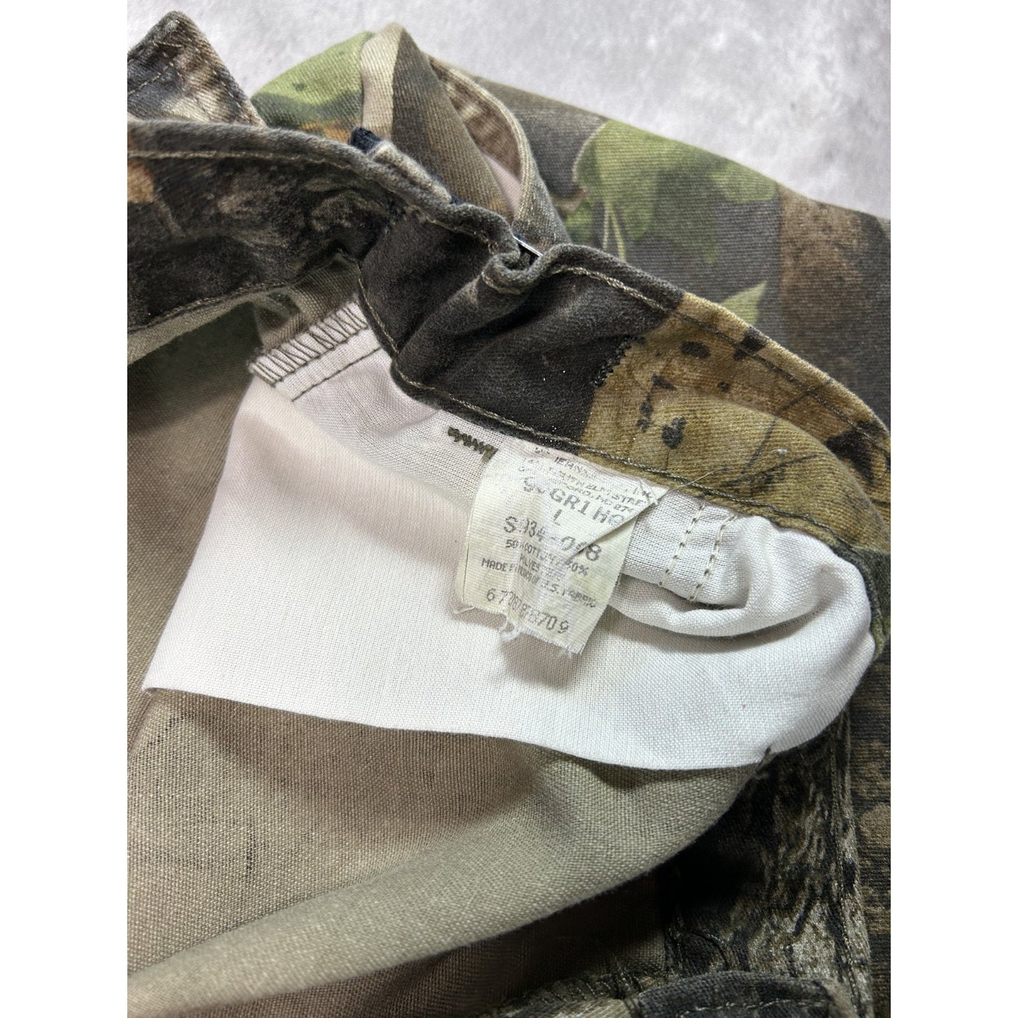 Vintage Wrangler Jeans Real Tree Hardwoods Hunting Camo Cargo Pants Size 40