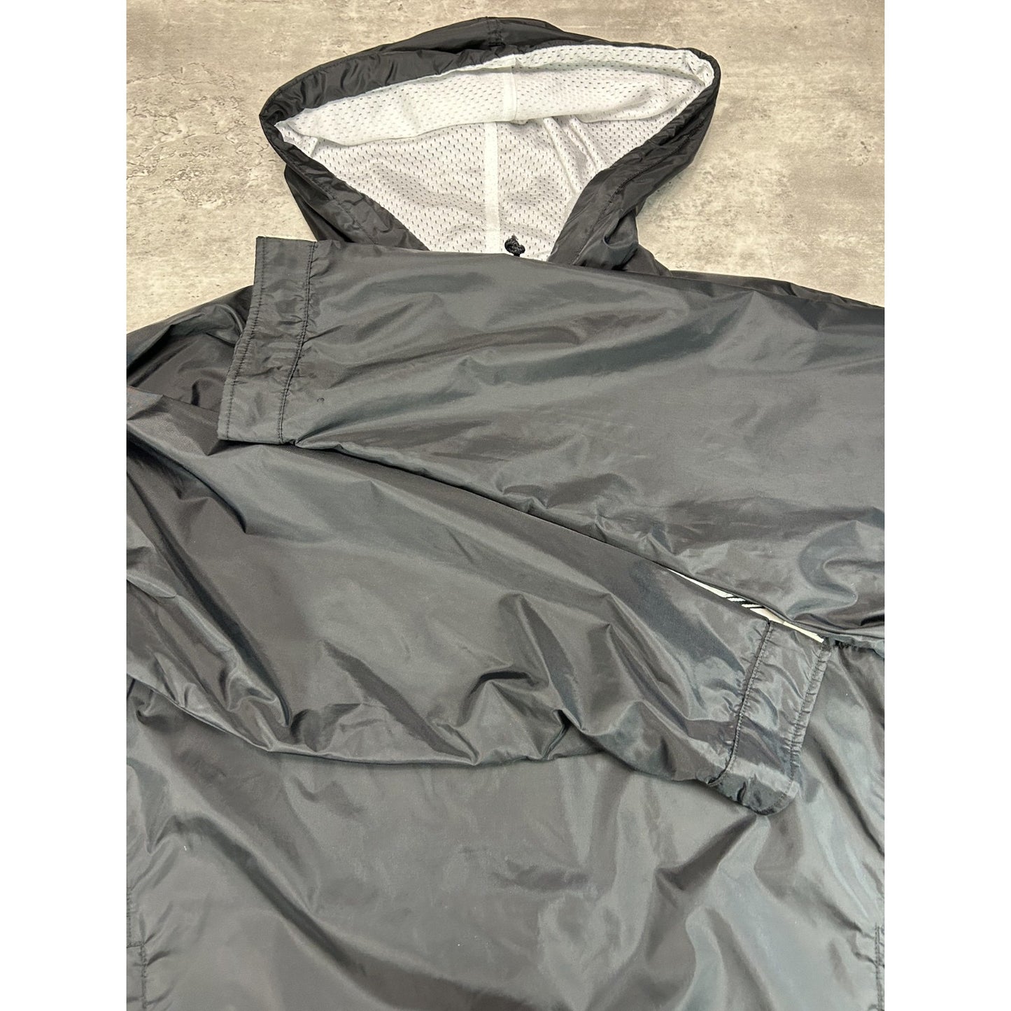Vintage 2000s Nike Embroidered Swoosh 1/4 Zip Nylon Windbreaker Jacket Sz Large