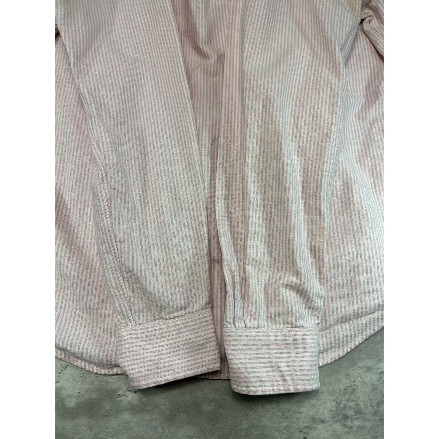 Vintage Polo Ralph Lauren Embroidered Pony Long Sleeve Button Up Shirt Size Medium