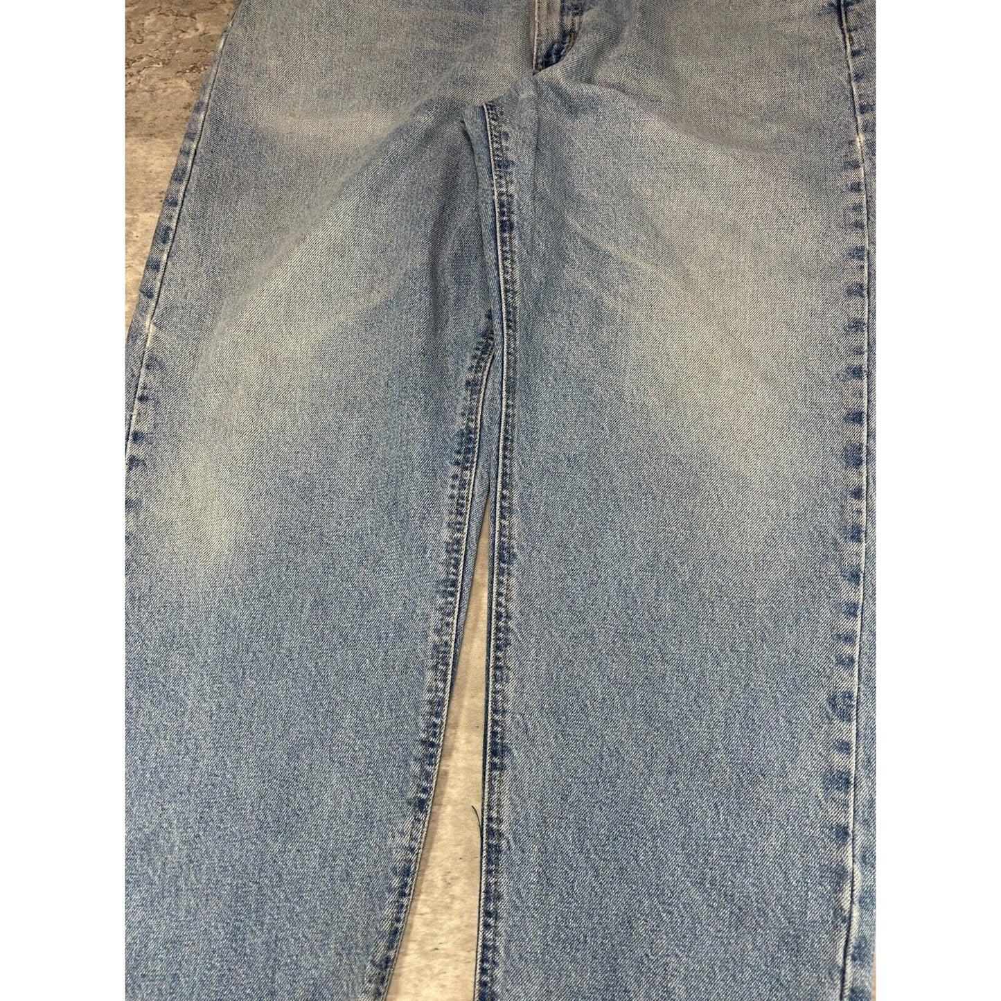 Vintage Carhartt Light Wash Denim Workwear Pants Size 38 Blue