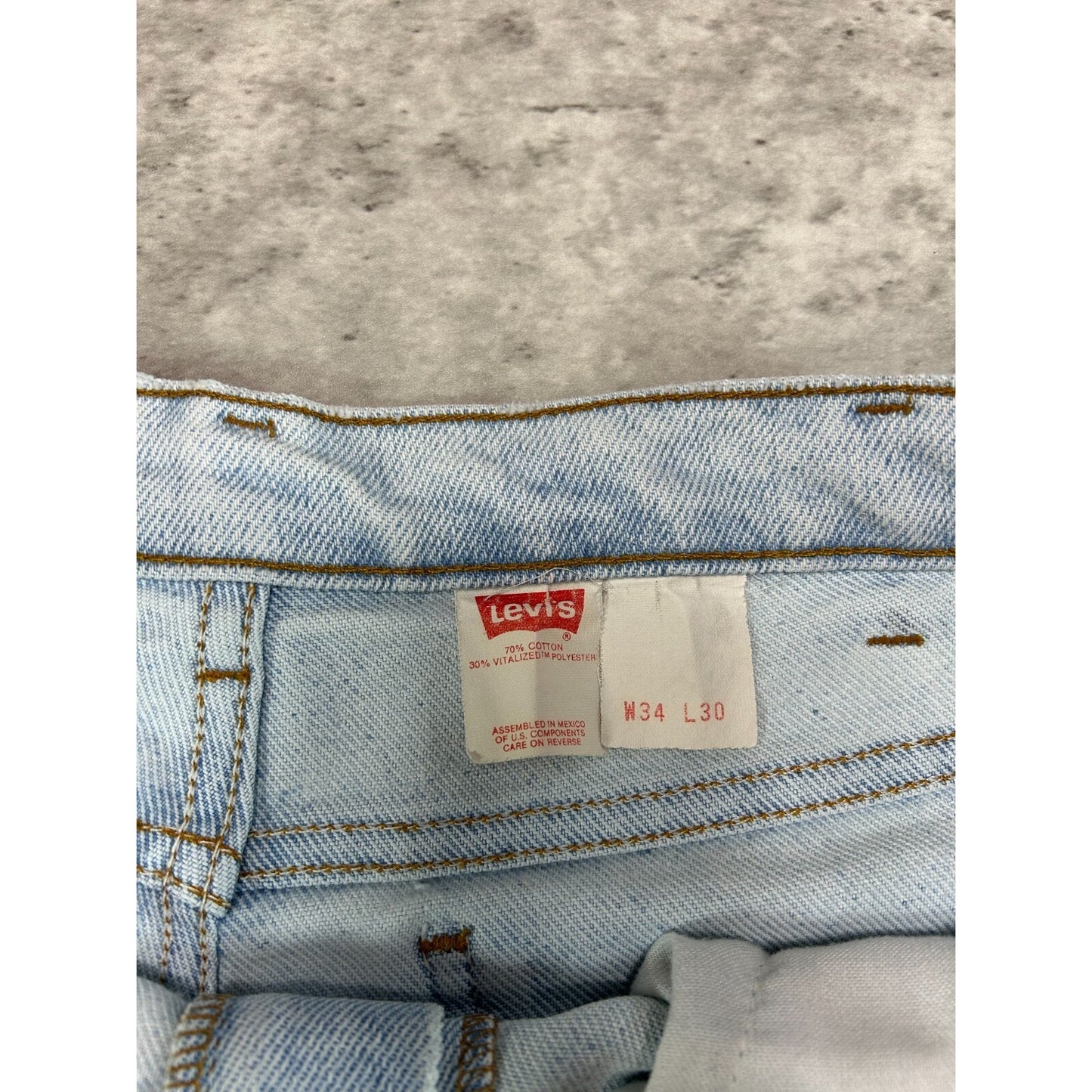 Vintage 90s Levis Silver Medal Light Wash Denim Pants Size 35 Blue