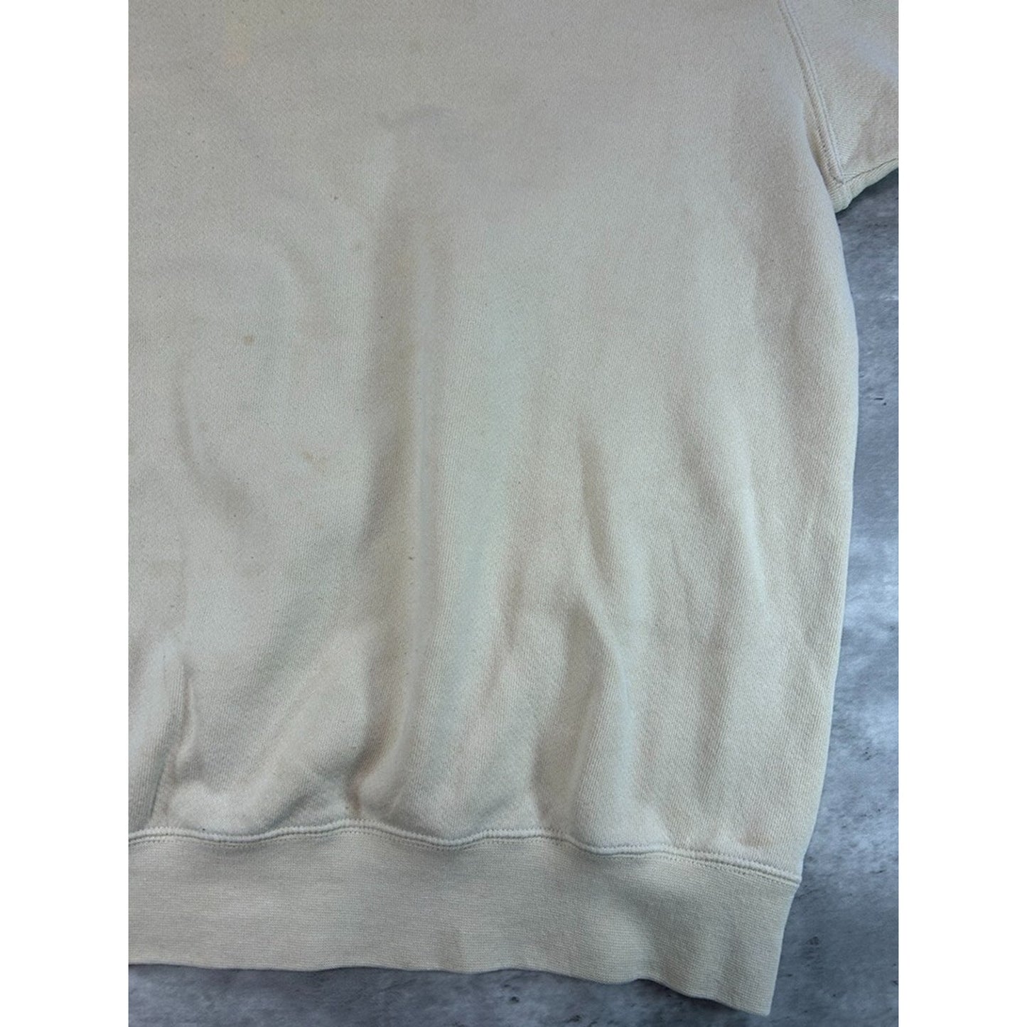 Vintage 2000s Nike Embroidered Mini Swoosh Earth Tone Sweatshirt Size XL Beige