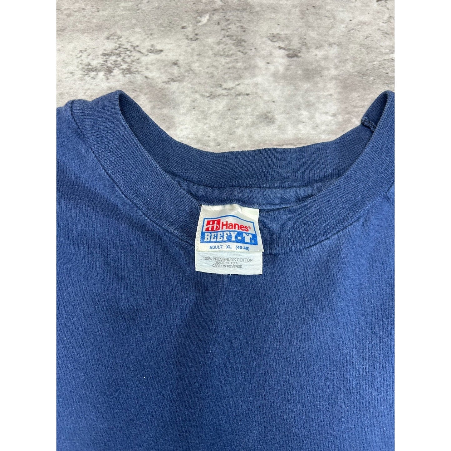 Vintage 1996 Atlanta Olympics Graphic Spellout Logo T-Shirt Size XL Blue