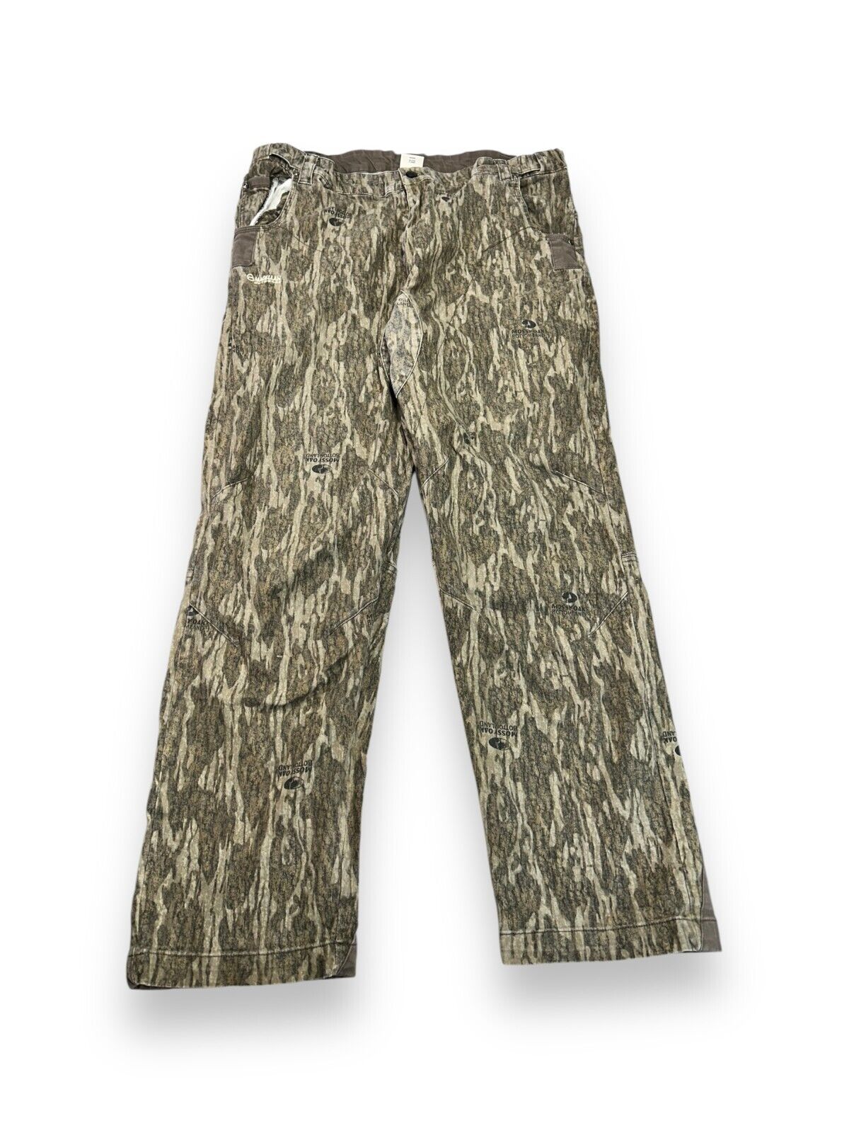 Vintage 90s Magellan Outdoors Mossy Oak Bottom Land Camo Hunting Pants Size 39W