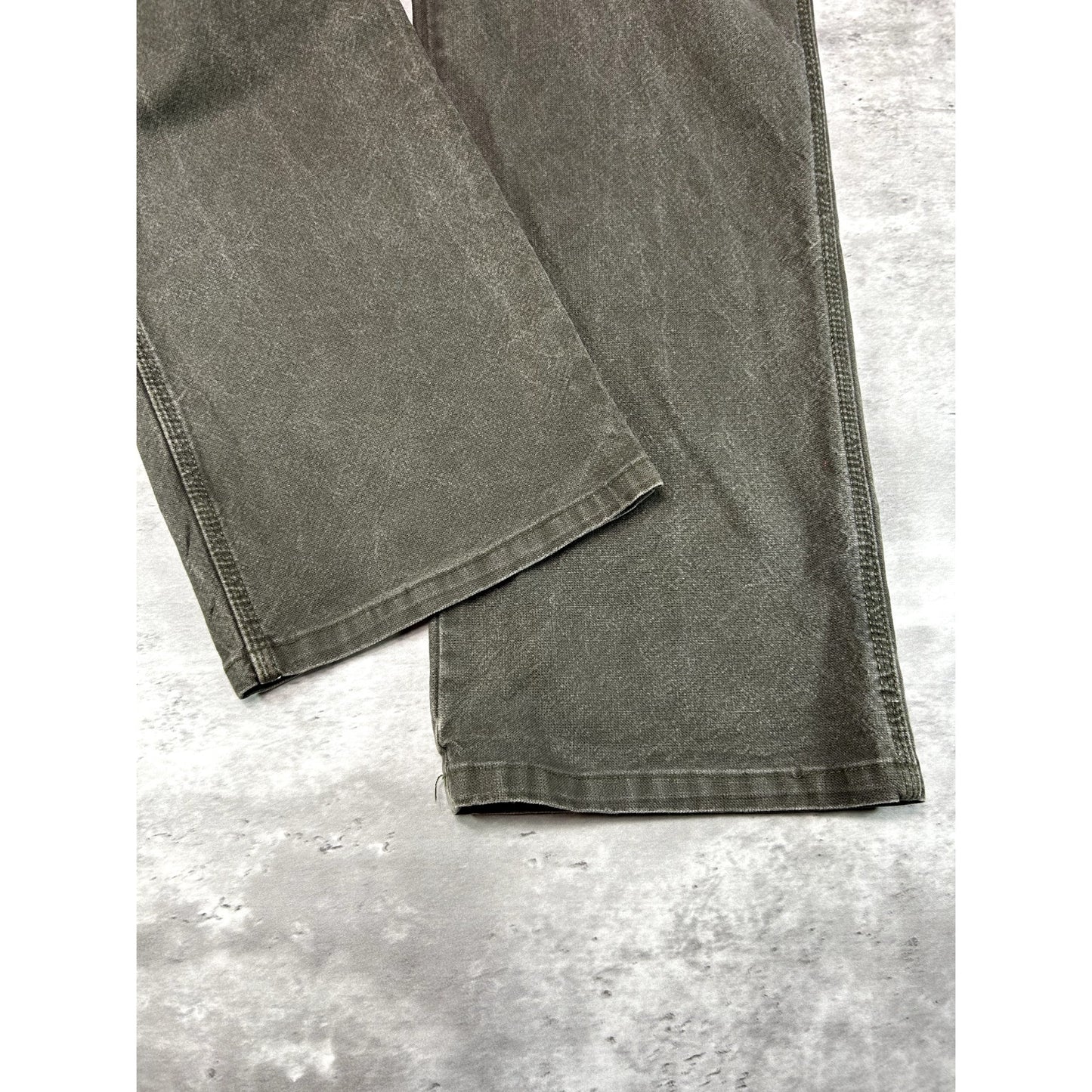 Vintage Dickies Canvas Work Wear Carpenter Pants Size 35W Brown