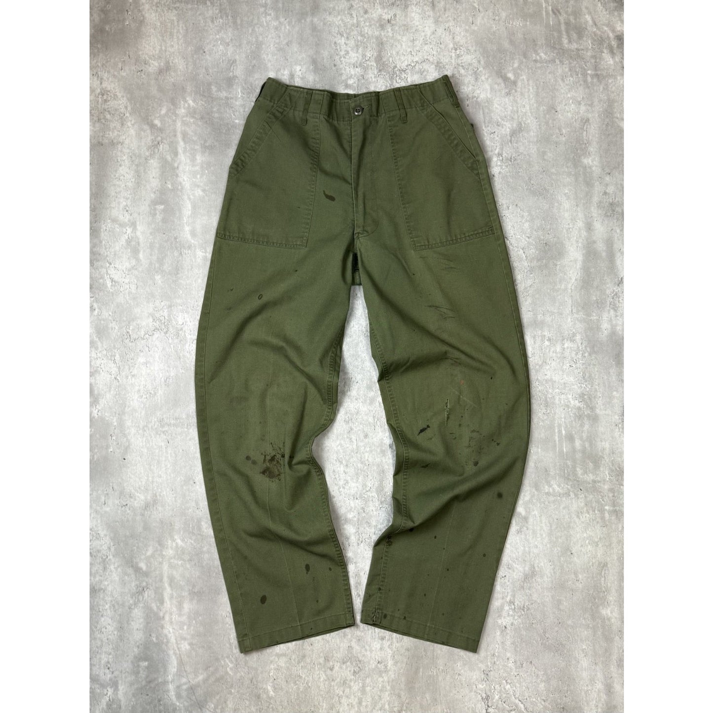 Vintage 80s/90s US Military OG-107 Trouser Style Pants Size 31 Green