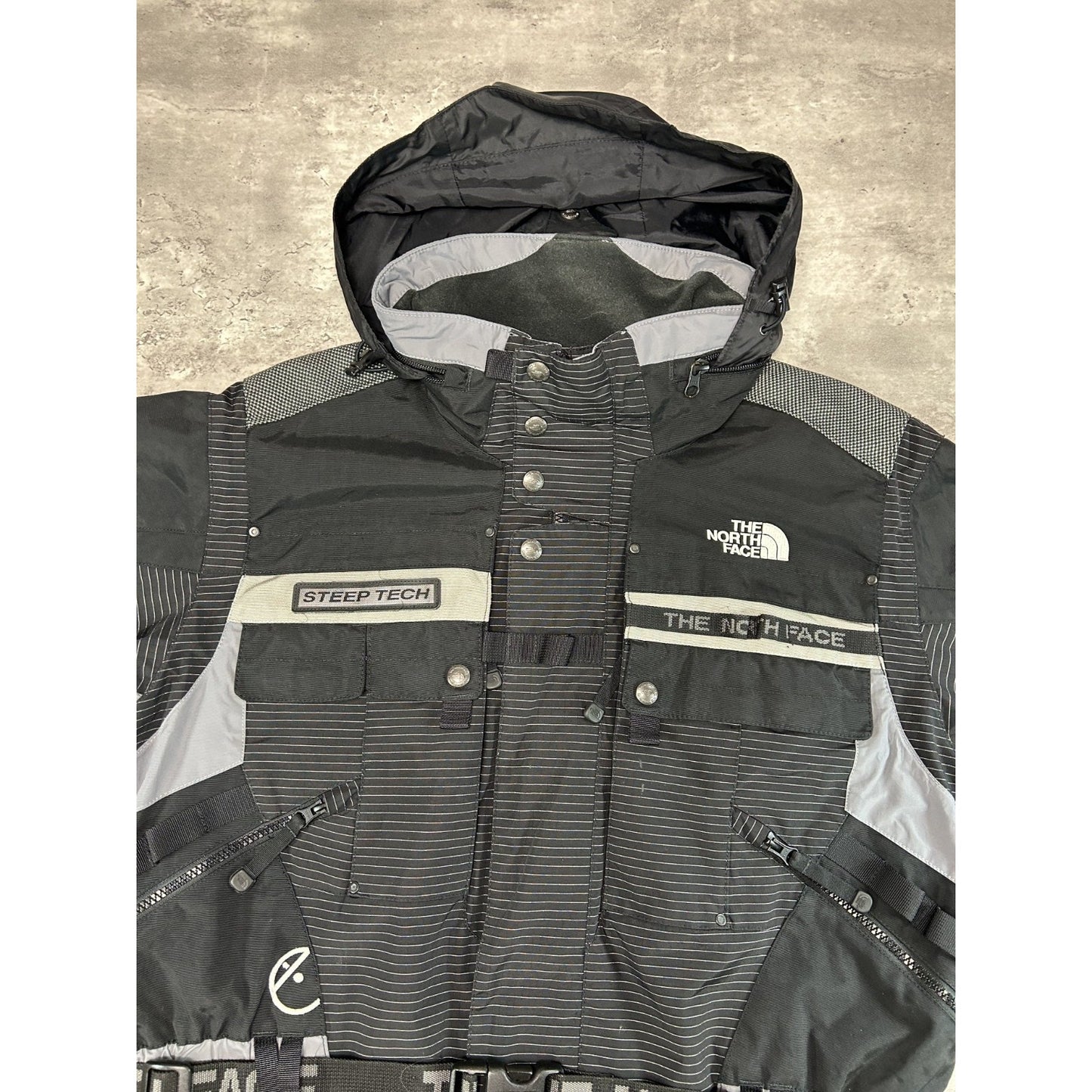 Vintage 90s Womens The North Face Steep Tech TNF Tactical Full Zip Jacket Sz XL