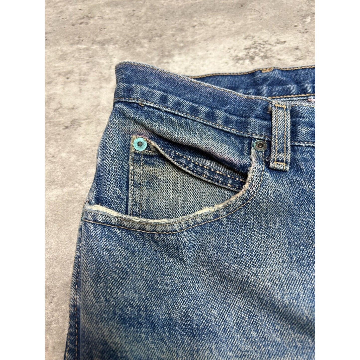 Vintage Calvin Klein Dark Wash Denim Pants Size 36 Blue