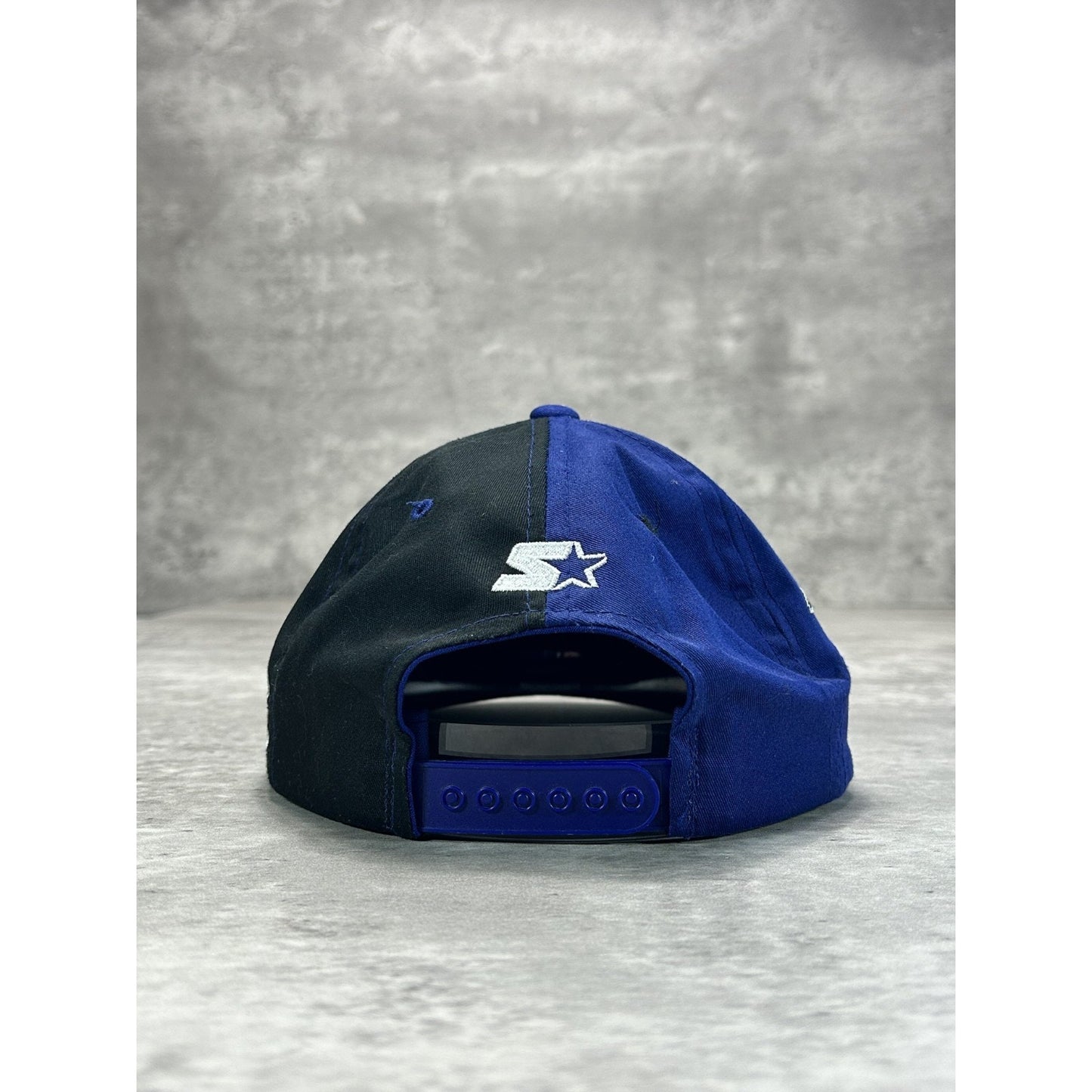 Vintage 90s Toronto Blue Jays MLB Starter Split Embroidered Snapback Hat OSFA
