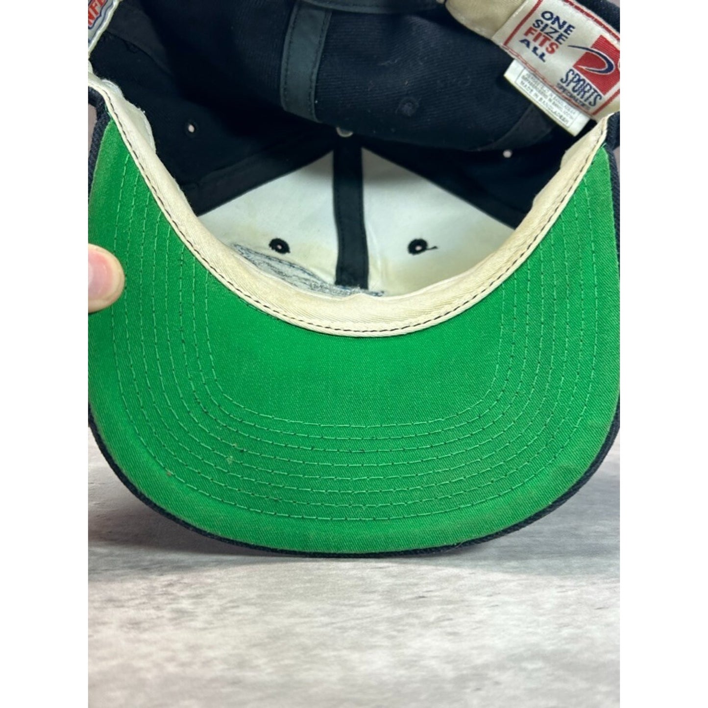 VTG 90s Carolina Panthers NFL Sports Specialties Plain Logo Snapback Hat OSFA