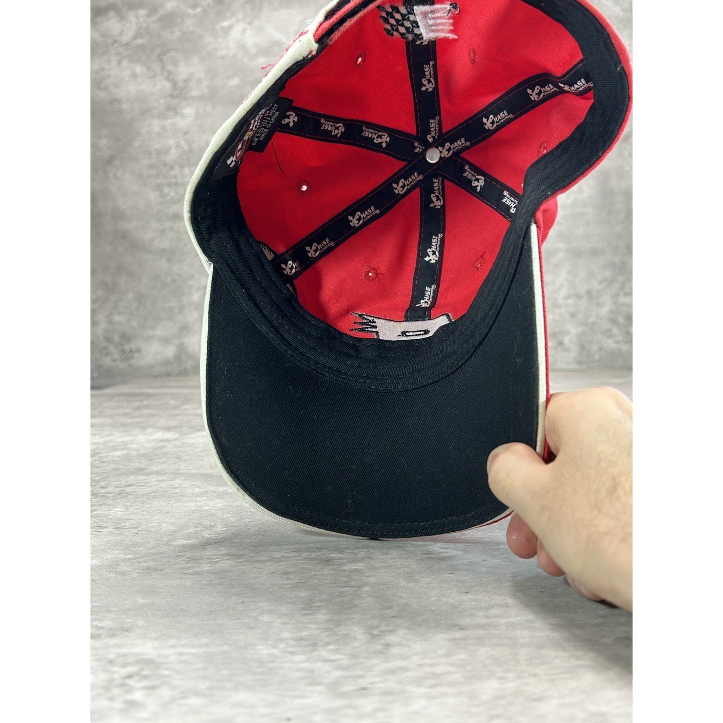 Vintage Kasey Kahne #9 Embroidered Nascar Racing Strapback Hat OSFA Red