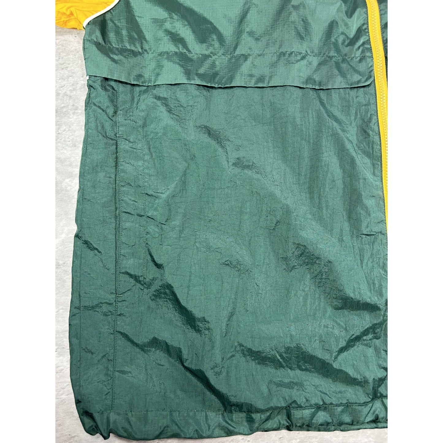 Vintage 90s Green Bay Packers NFL Embroidered Windbreaker Jacket Size Large