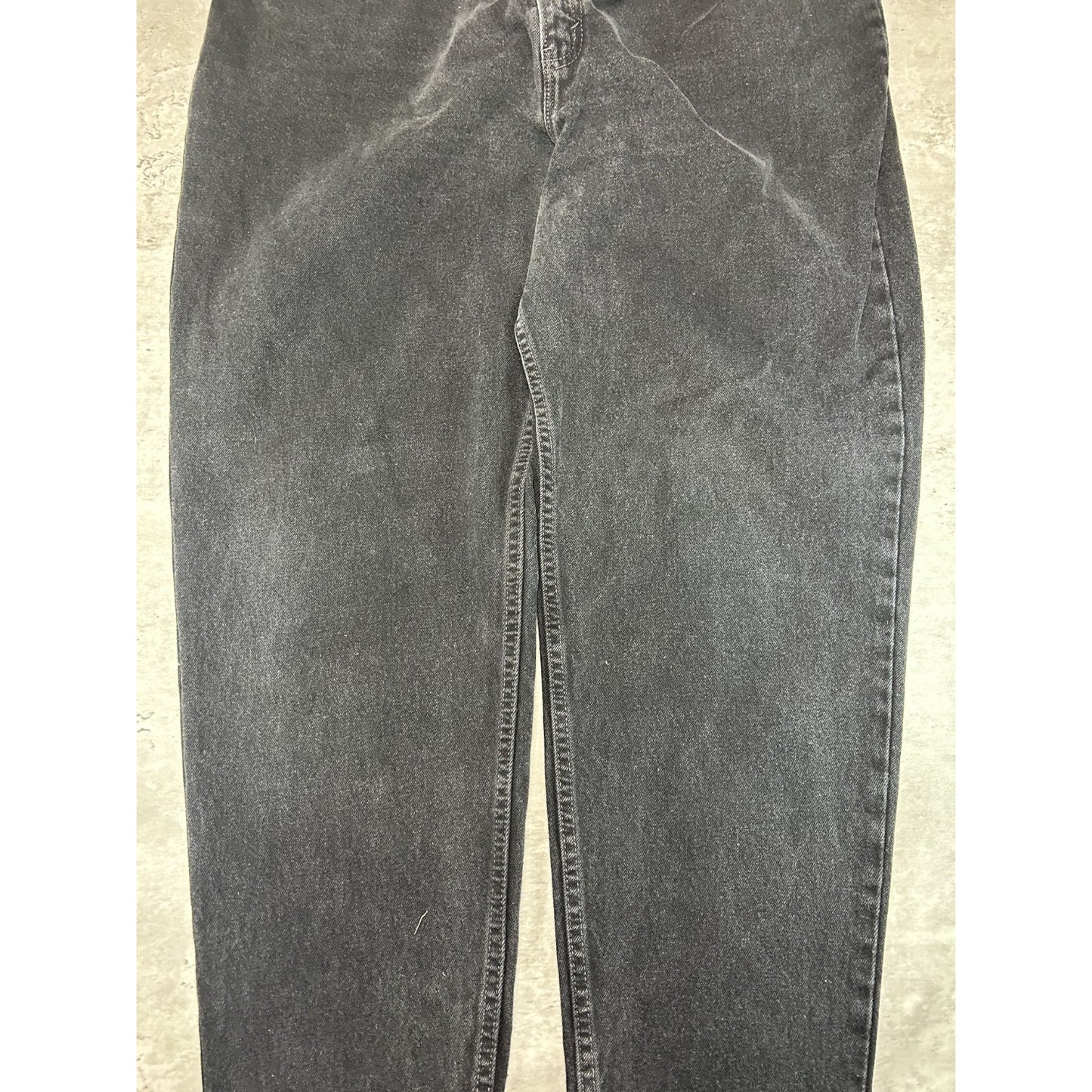 Vintage 90s Levis Red Tab 550 Tapered Leg Black Denim Pants Size 39