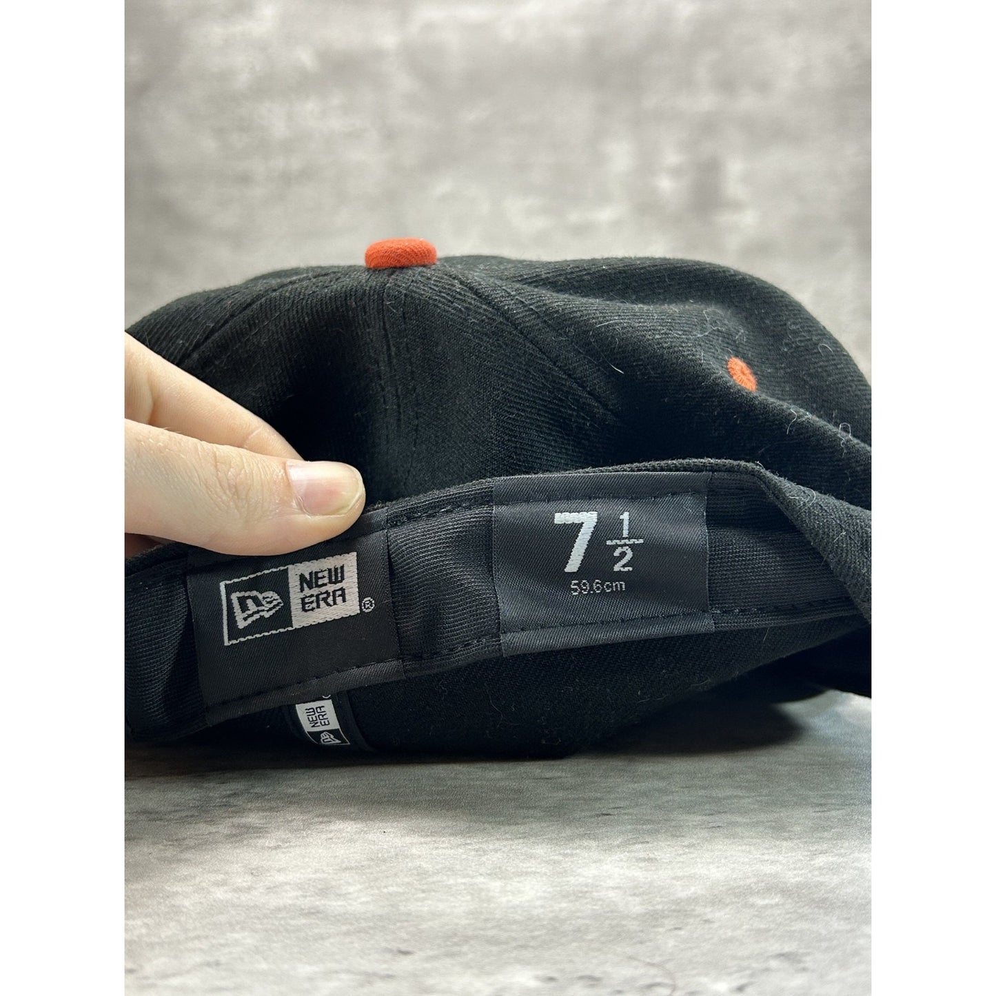 Delmarva Shoe Birds MiLB Embroidered Logo Baseball Fitted Hat 7 1/2 Black
