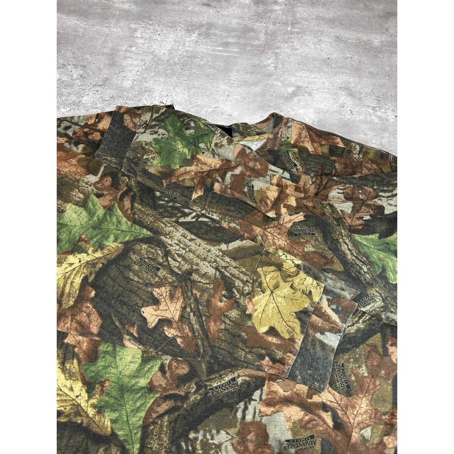 Vintage 90s Fieldline Advantage Timber Tree Camo Long Sleeve T-Shirt Size 3XL