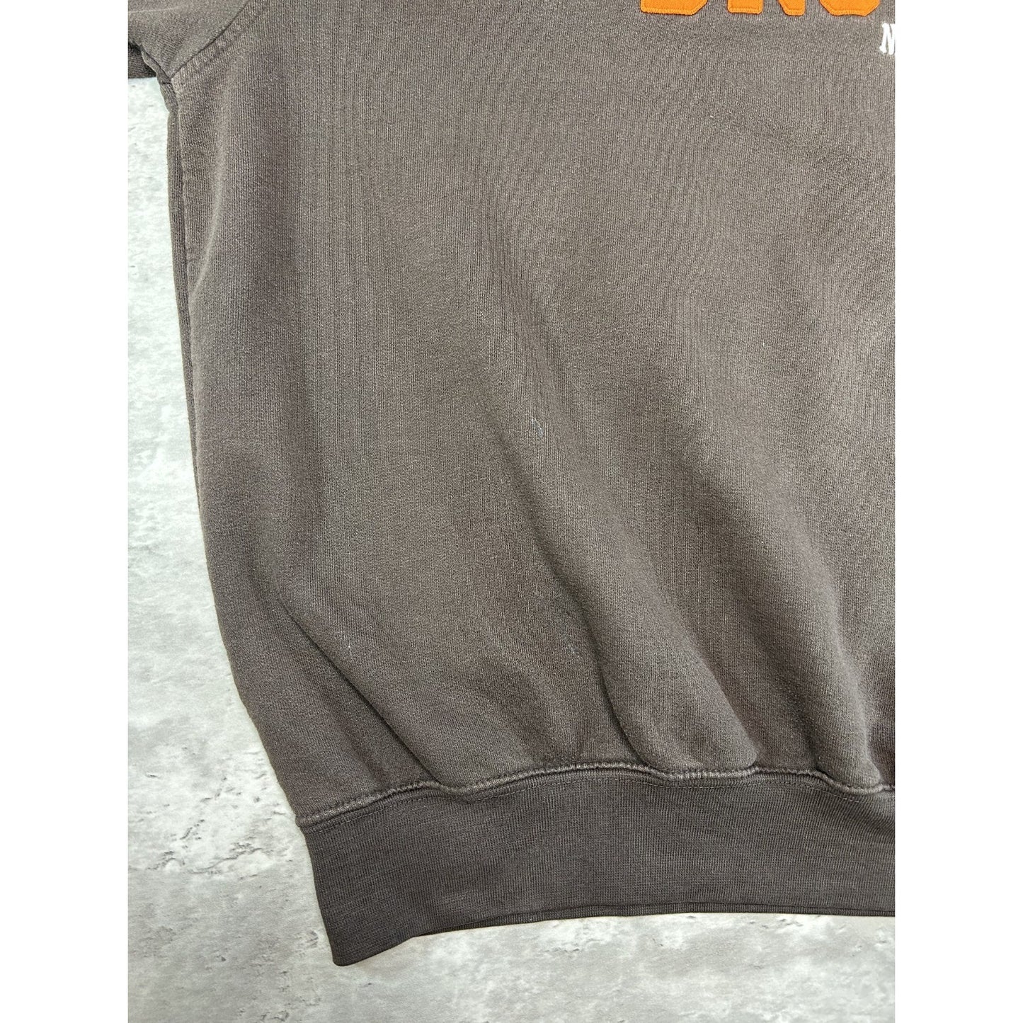 Vintage Cleveland Browns NFL Embroidered Spellout Football Sweatshirt Size XL