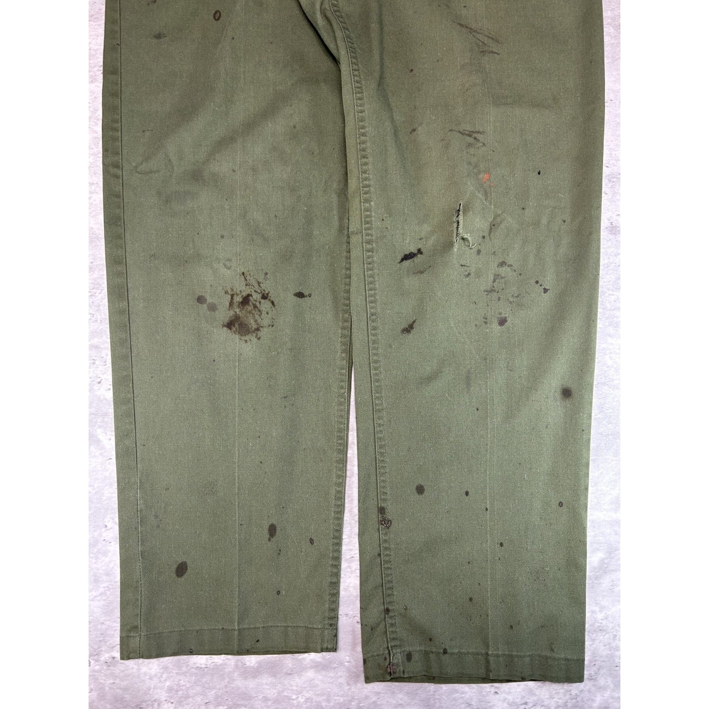 Vintage 80s/90s US Military OG-107 Trouser Style Pants Size 31 Green