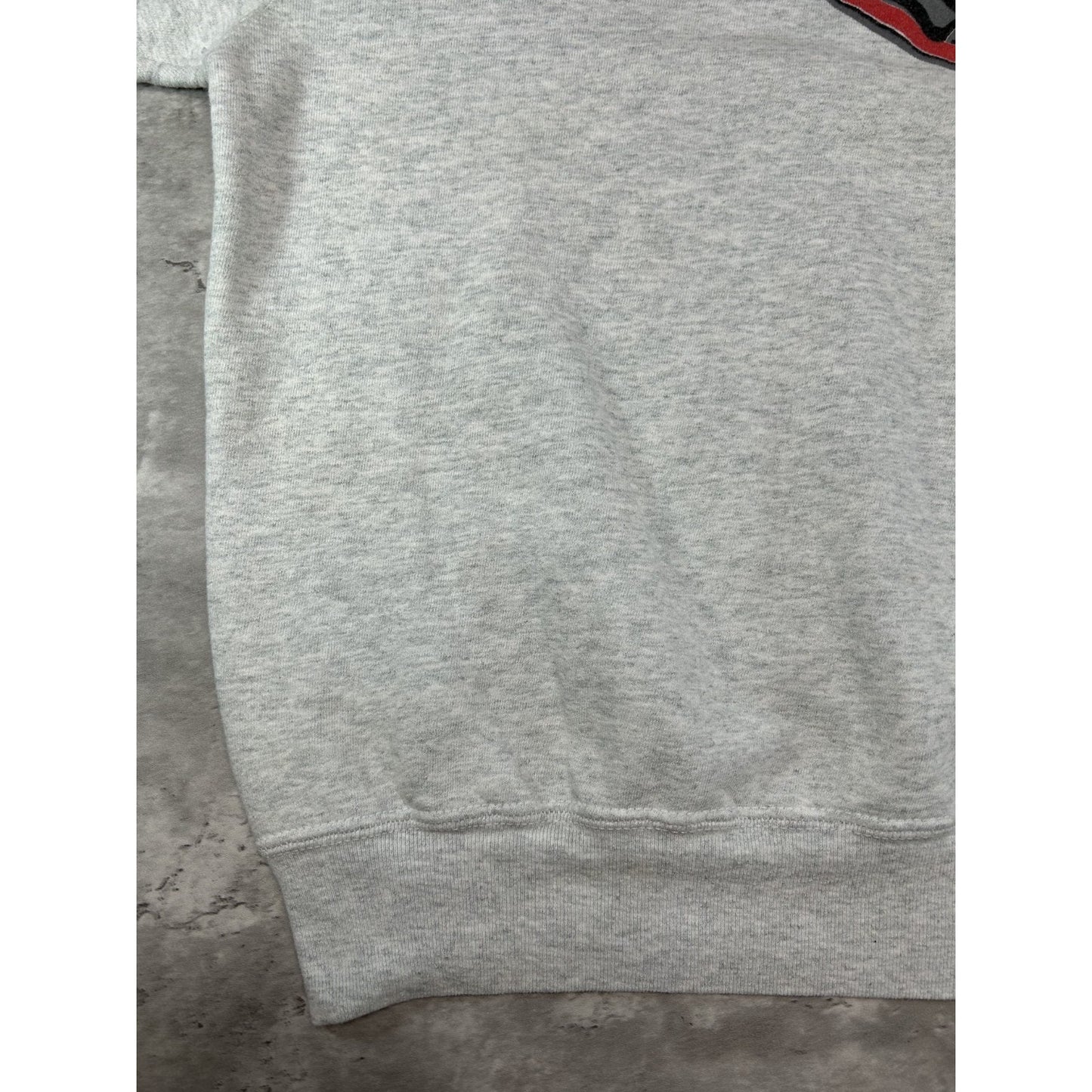 Vintage 90s Duluth East Hound Hockey Spellout Graphic Sweatshirt Size XXL Gray