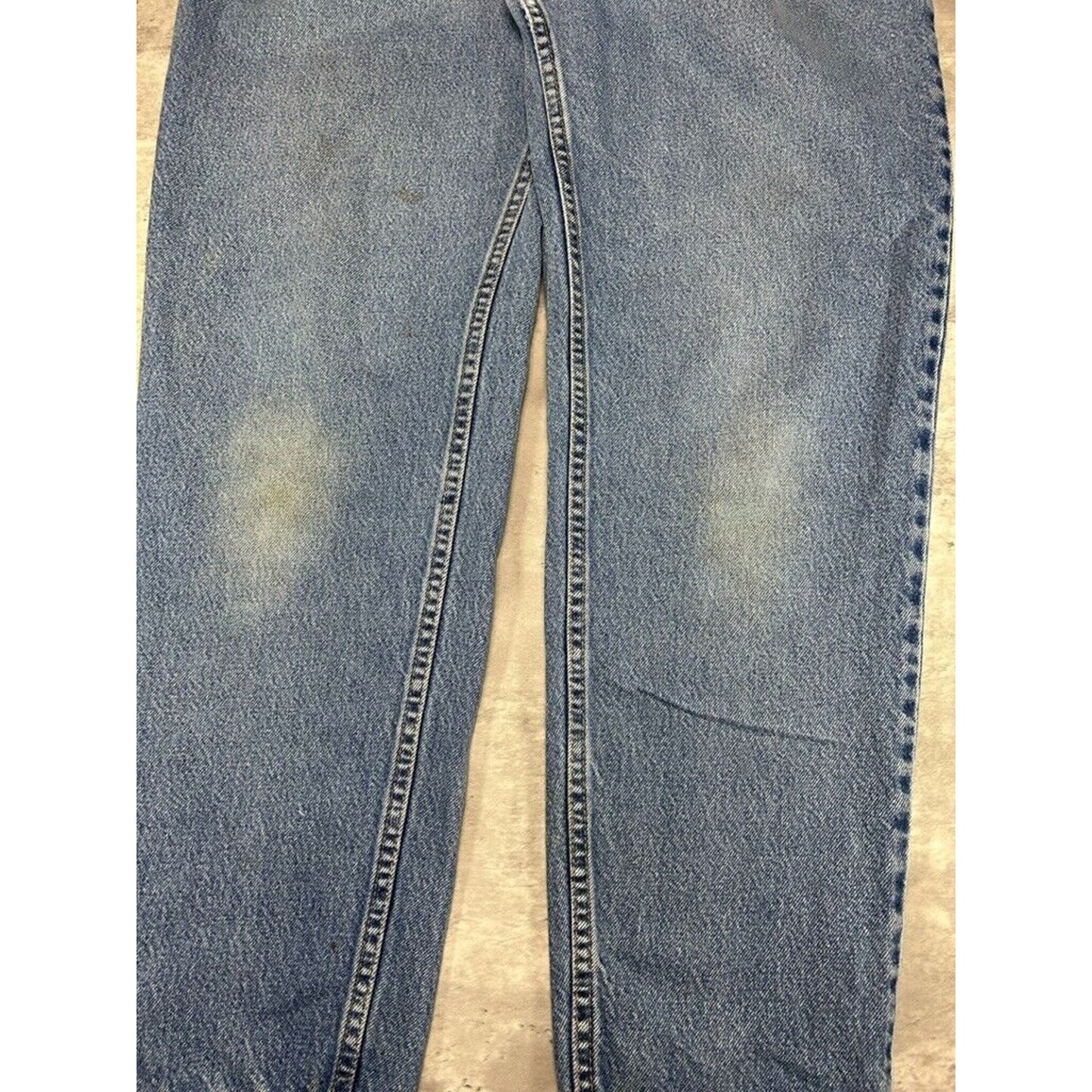 Vintage 90s Levis 550 Red Tab Medium Wash Denim Pants Size 34 Blue