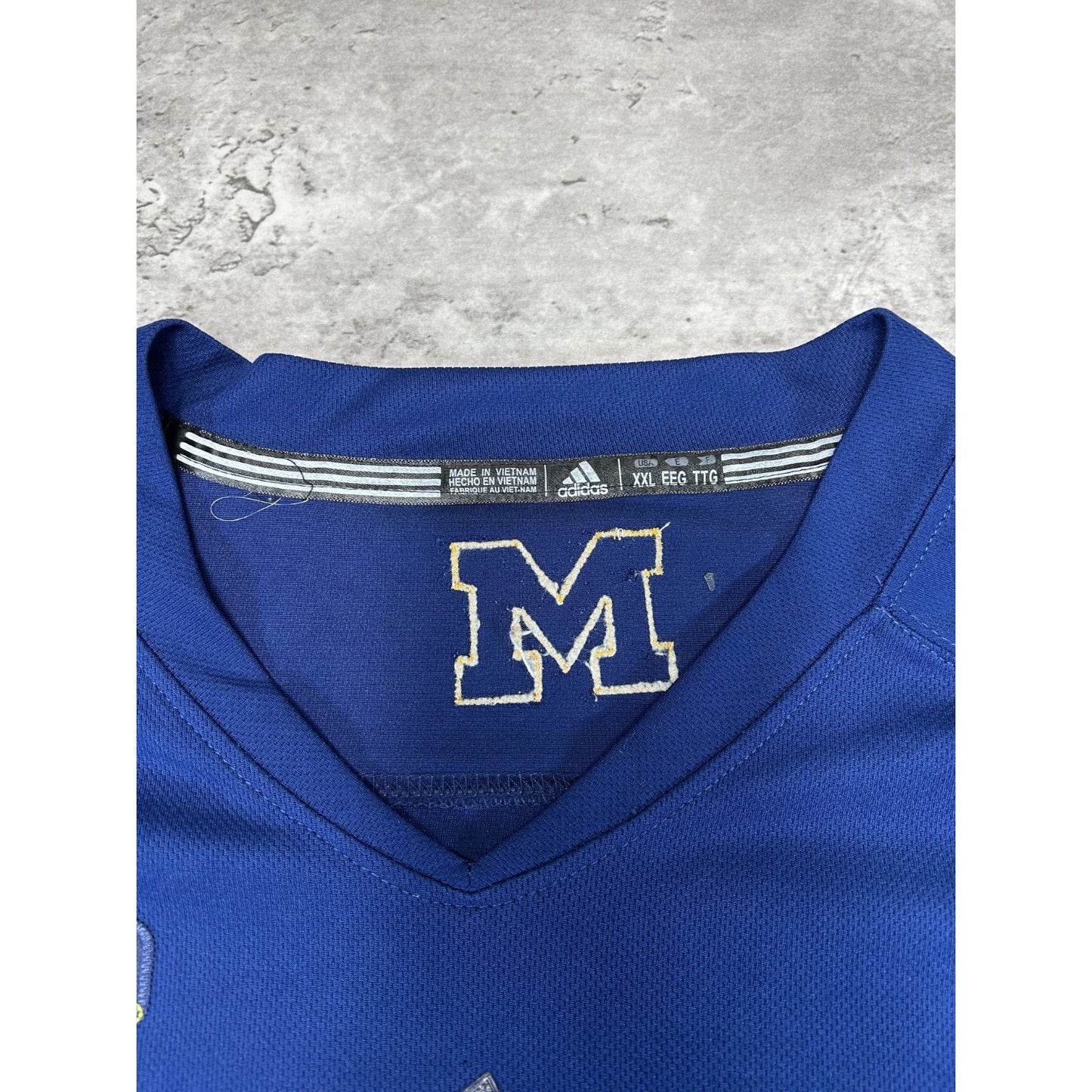 Jalen Carroll #21 Michigan Wolverines NCAA Adidas Football Jersey Size 2XL