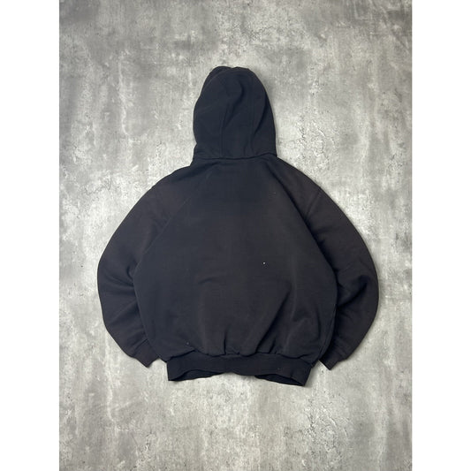 Vintage Carhartt Thermal Lined Full Zip Hooded Workwear Sweatshirt Size XL