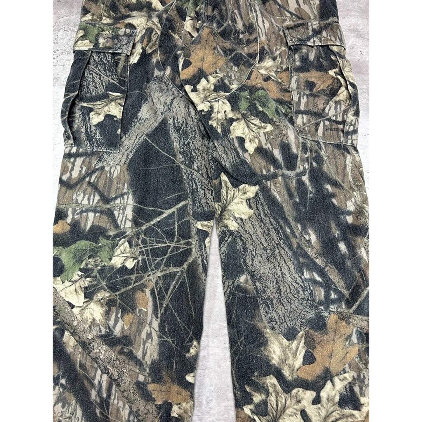 Vintage Hunting Camo Multi Pocket Cargo Pants Size 34