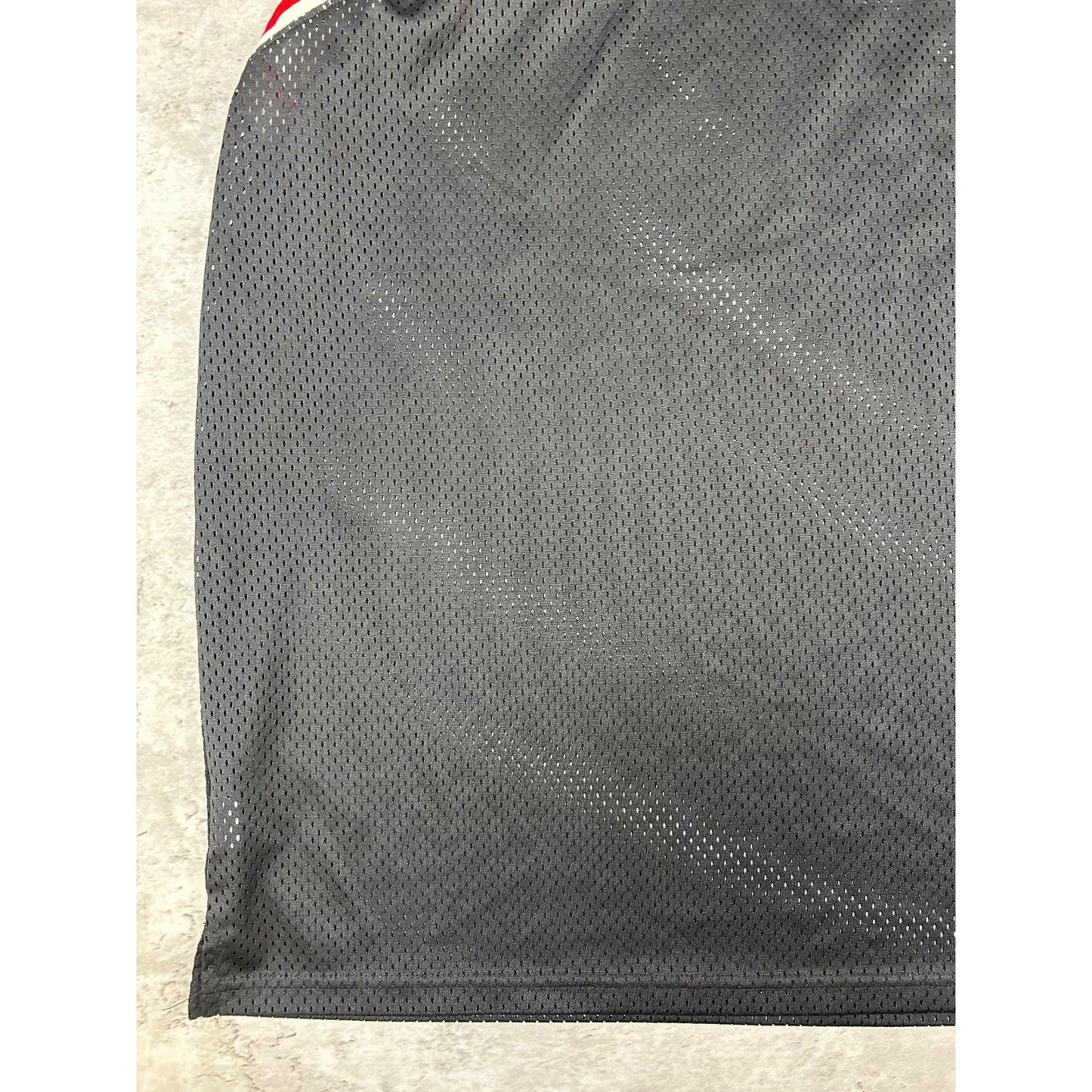 Stussy Classic Spellout Logo Basketball Jersey Size Large Black