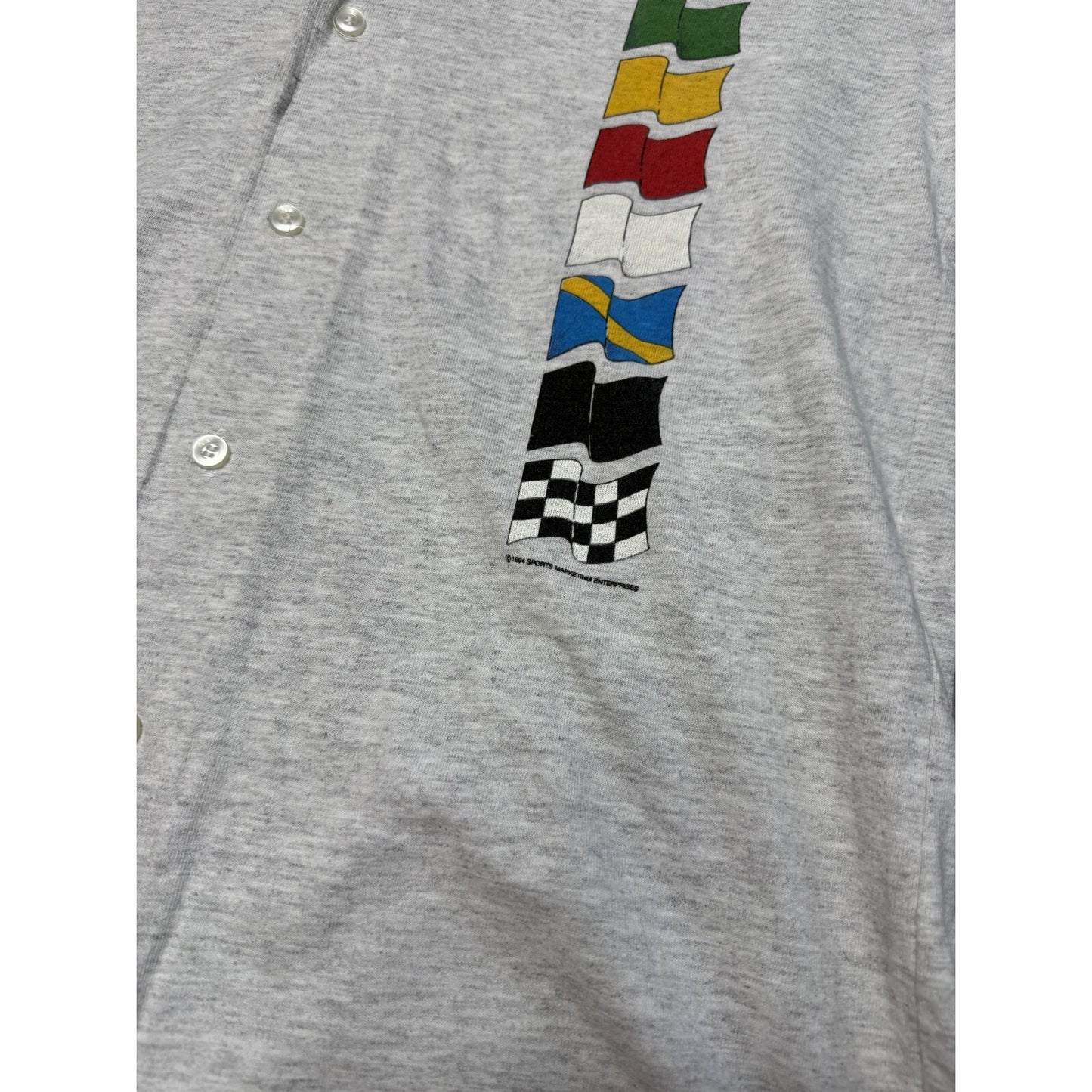 Vintage 1994 Brickyard 400 NASCAR You Had To Be There Baseball Jersey Size XL
