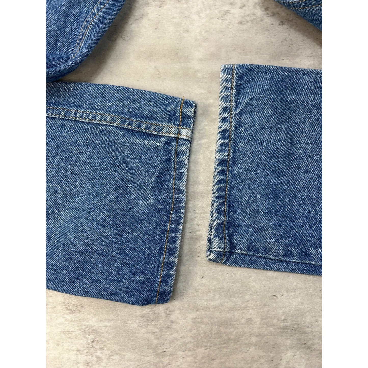 Vintage 90s Levis 550 Red Tab Straight Fit Dark Wash Denim Pants Size 33