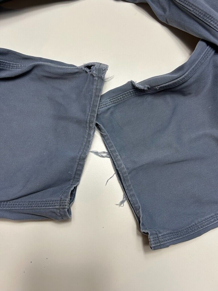 Vintage Carhartt Original Fit Canvas Workwear Pants Size 36 Blue