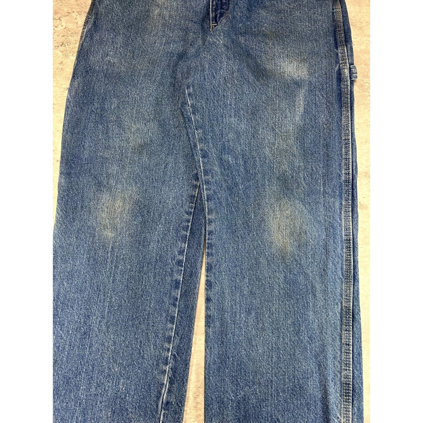 Vintage Dickies Dark Wash Carpenter Denim Pants Size 35 Blue