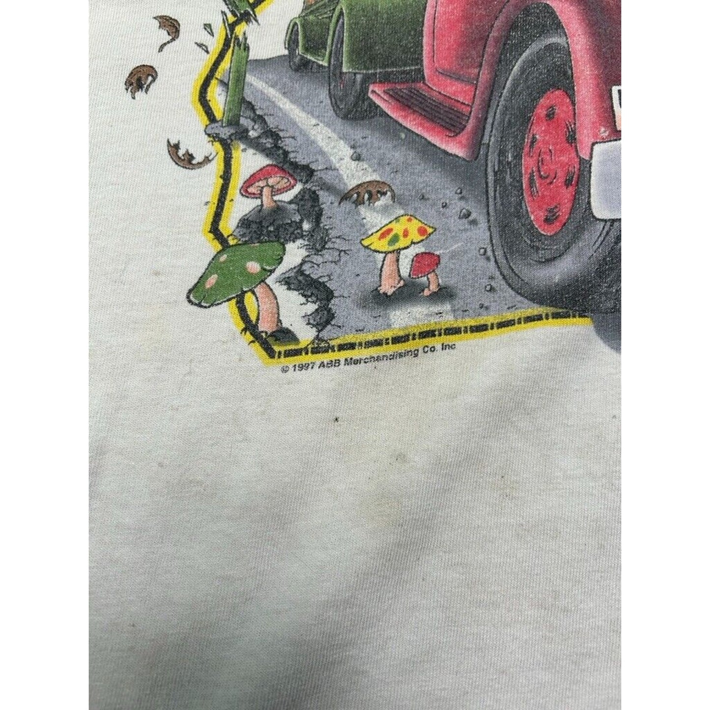 Vintage 1997 Allman Brothers Band Georgia Peach Rock Music T-Shirt Size XL