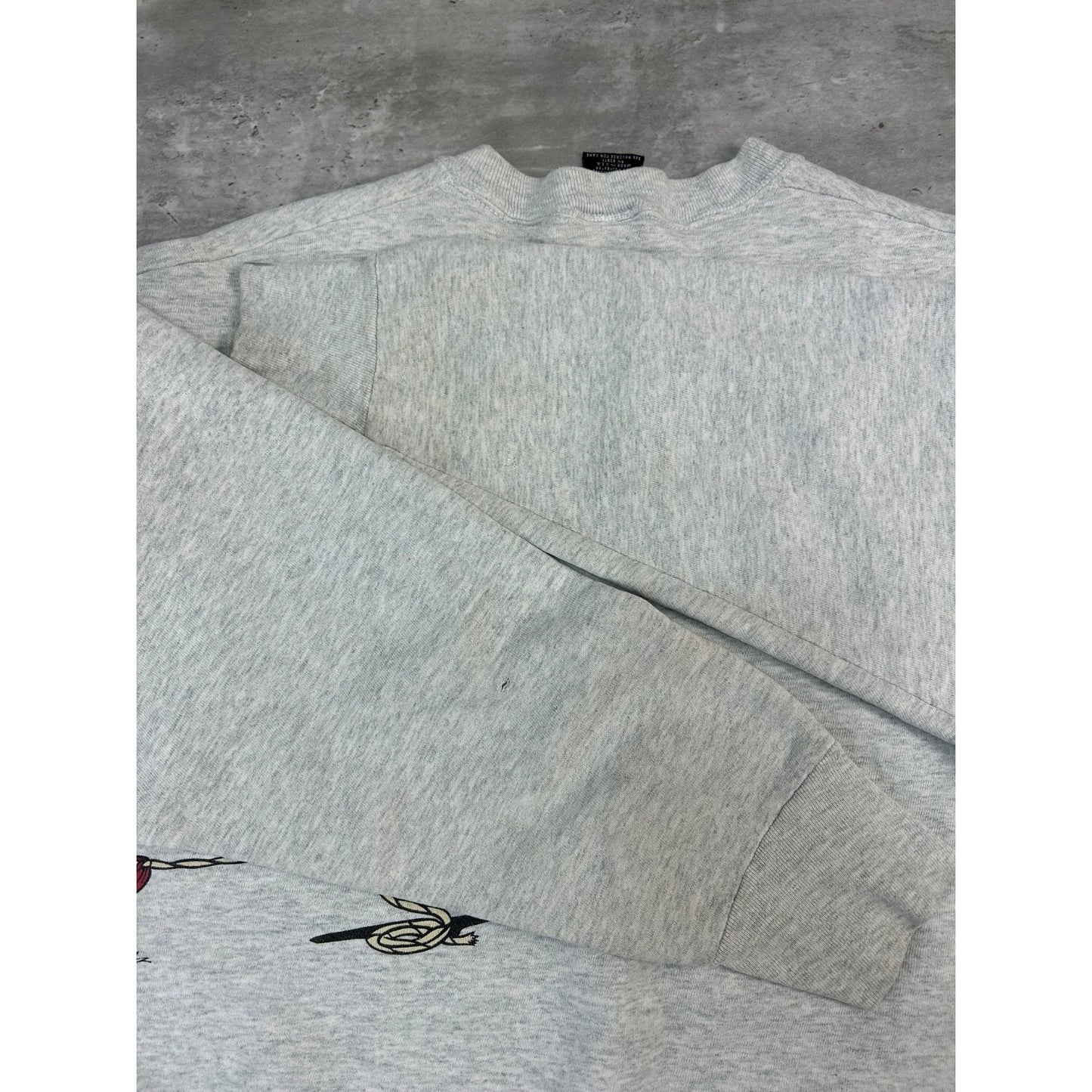 Vintage 90s Looney Tunes Cartoon Characters Tv Show Promo Sweatshirt Size Large