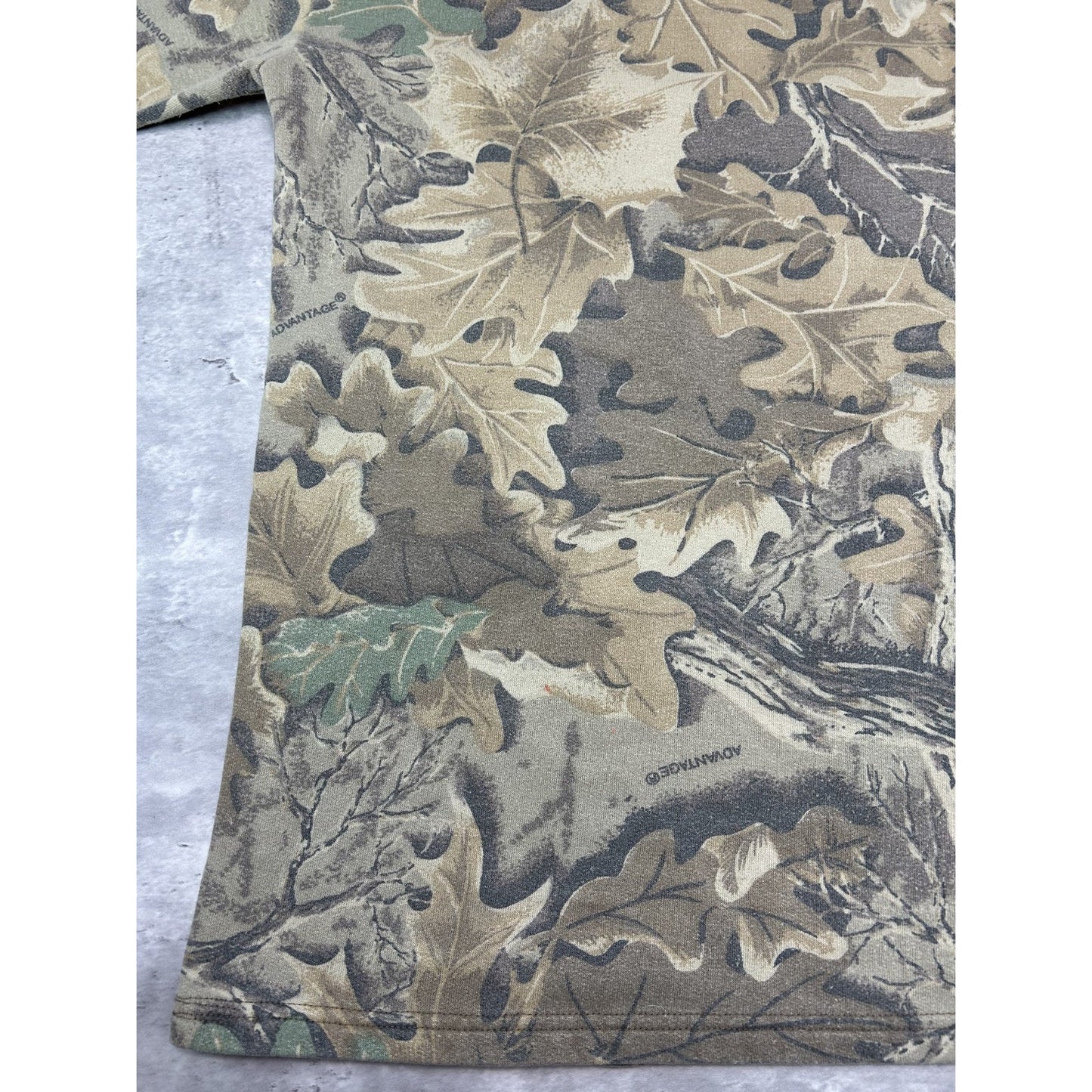 Vintage 90s Redhead Tree Camo Hunting Turtleneck Sweatshirt Size XL