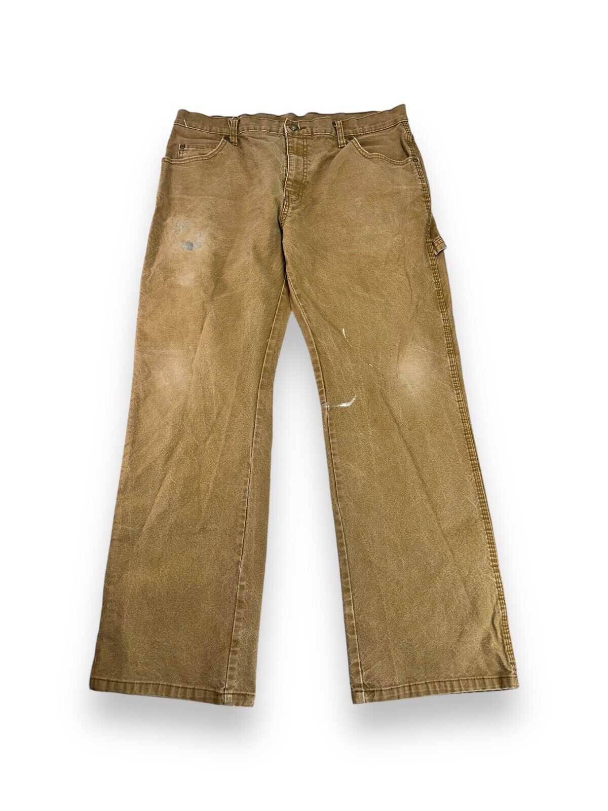 Vintage Dickies Canvas Workwear Carpenter Pants Size 36 Beige