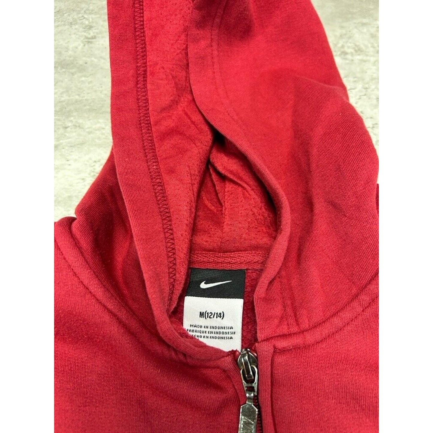 Vintage Womens Nike Alabama NCAA Embroidered Full Zip Hooded Sweatshirt Size Medium