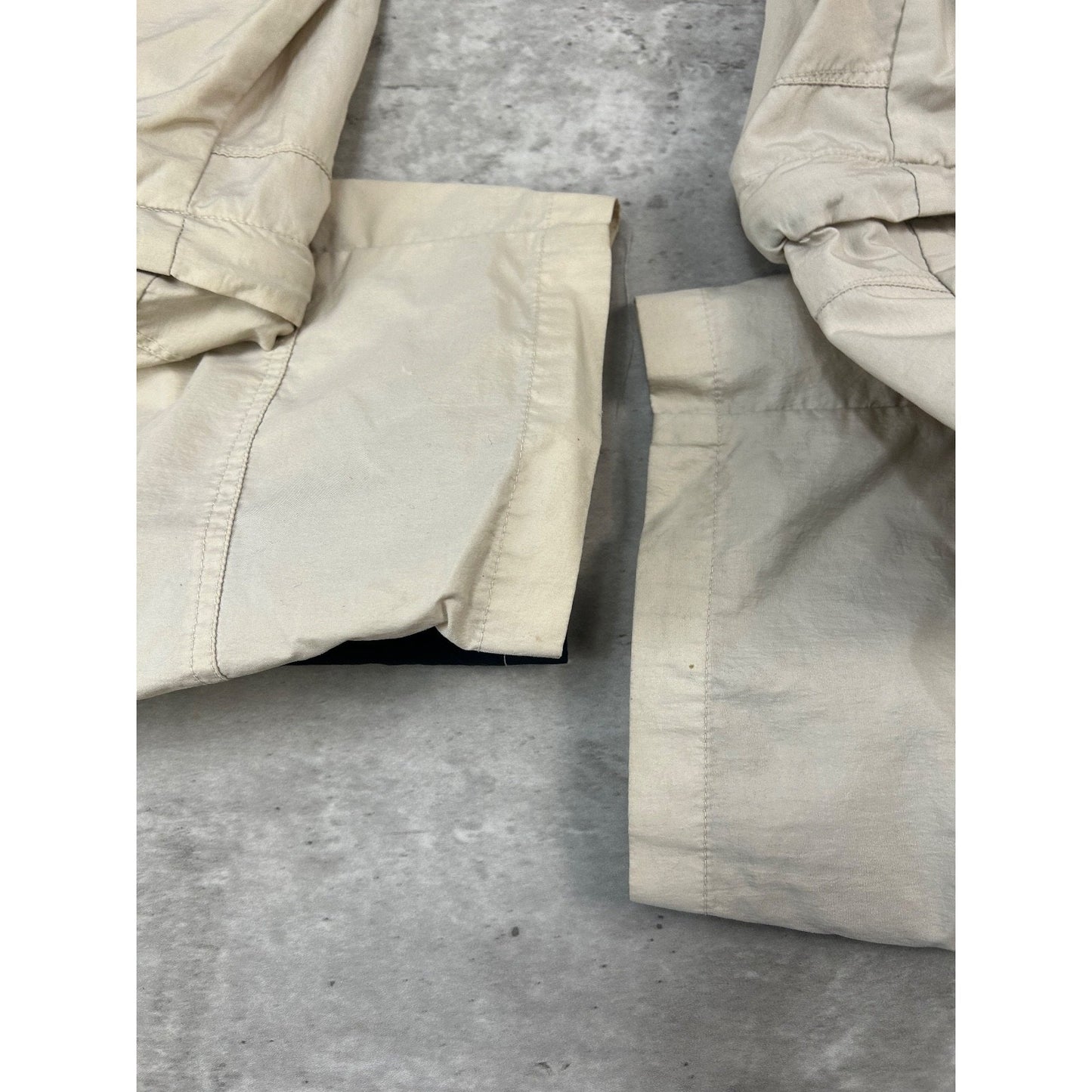 Vintage 2000s B.U.M Equipment Baggy Fit Convertible Nylon Track Pants Sz Medium