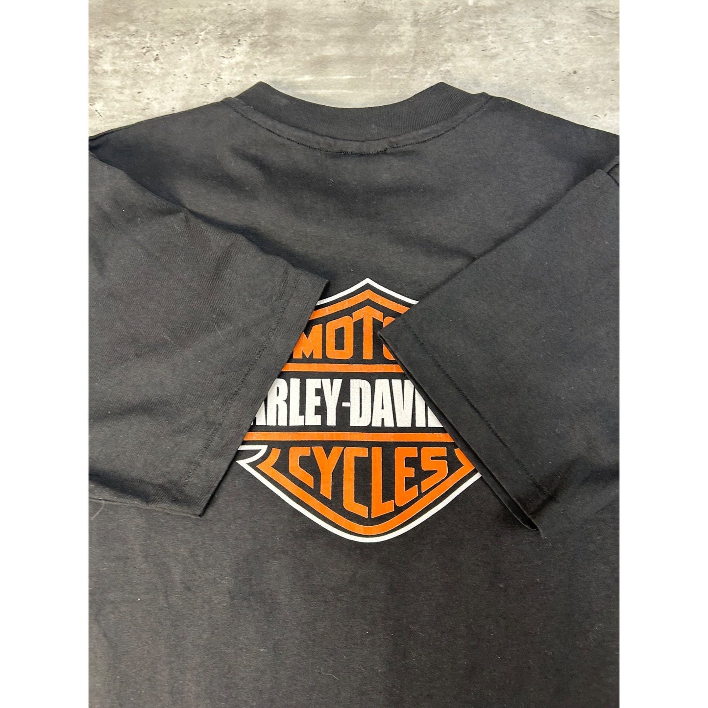 Vintage 1996 Harley Davidson Righteous Ruler Bald Eagle Graphic T-Shirt Sz Large