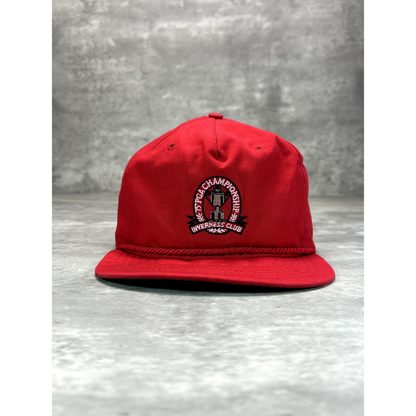 Vintage 90s Inverness Club 75th PGA Championship Golfing Strapback Hat OSFA
