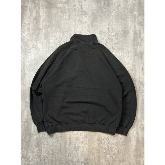 Vintage 2000s Nike Embroidered Spellout Swoosh 1/4 Zip Sweatshirt Size XL