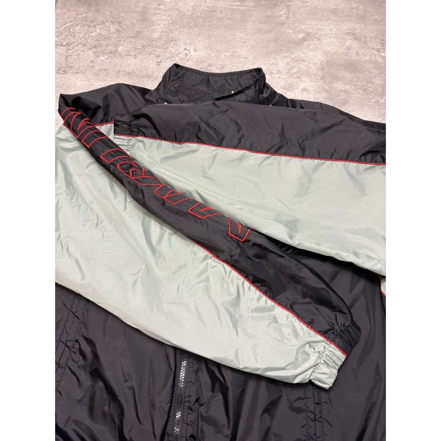 Vintage Sterling Marlin #40 Nascar Embroidered Sleeve Spell Out Jacket Size 2XL