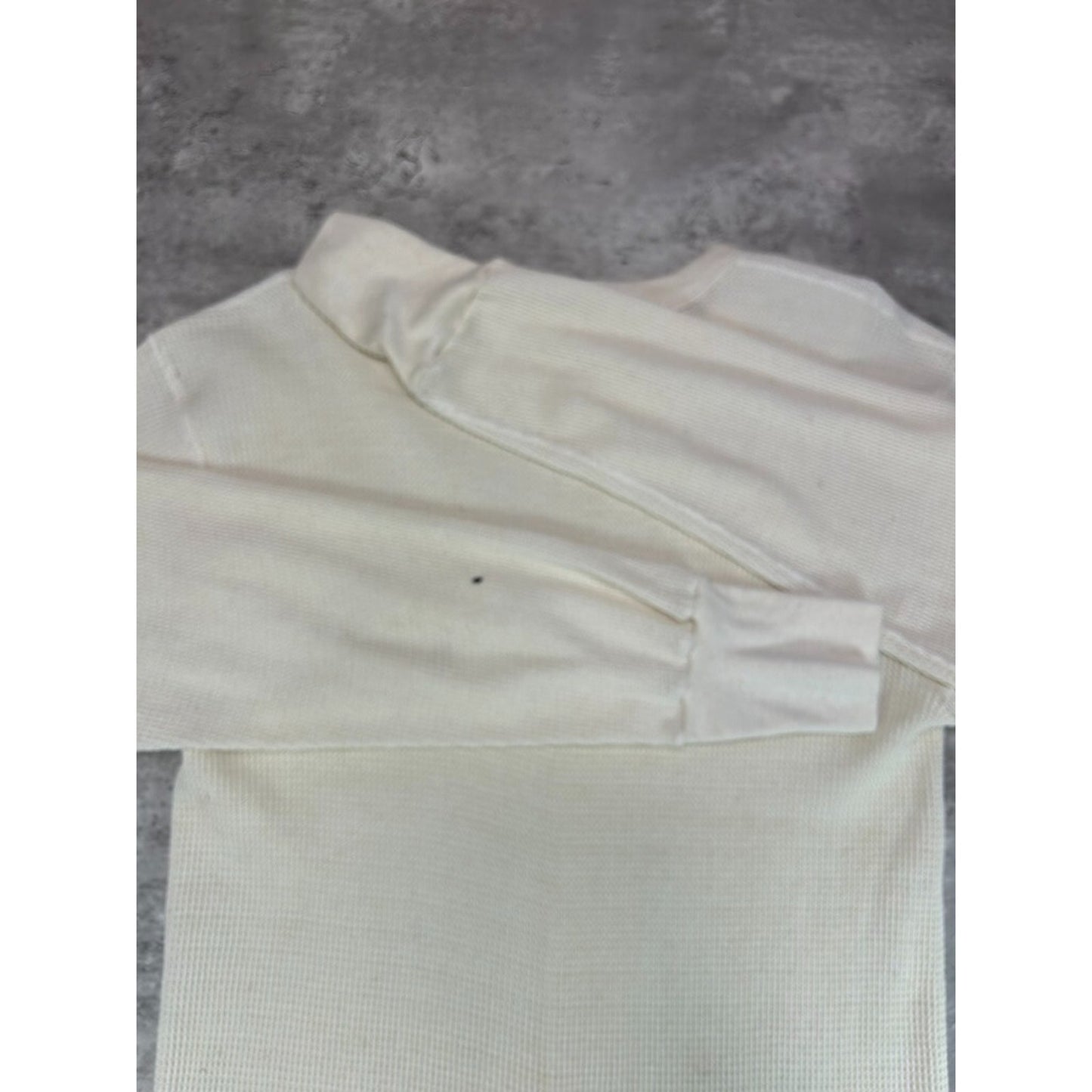 Vintage 1970s Fruit Of The Loom Thermal Print Long Sleeve T-Shirt Size XL