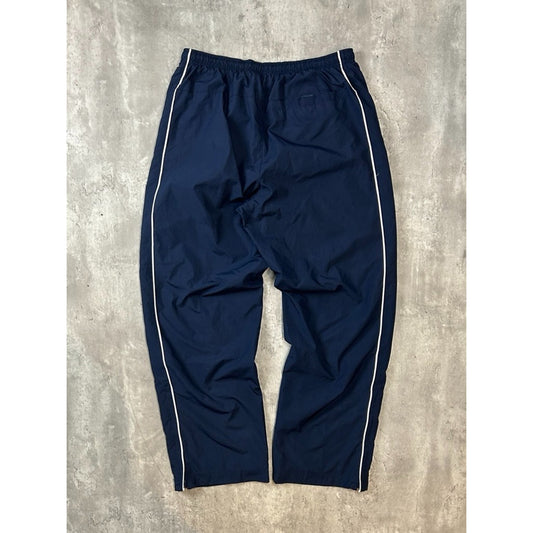 Vintage 2000s Nike Embroidered Swoosh Nylon Track Pants Size Large