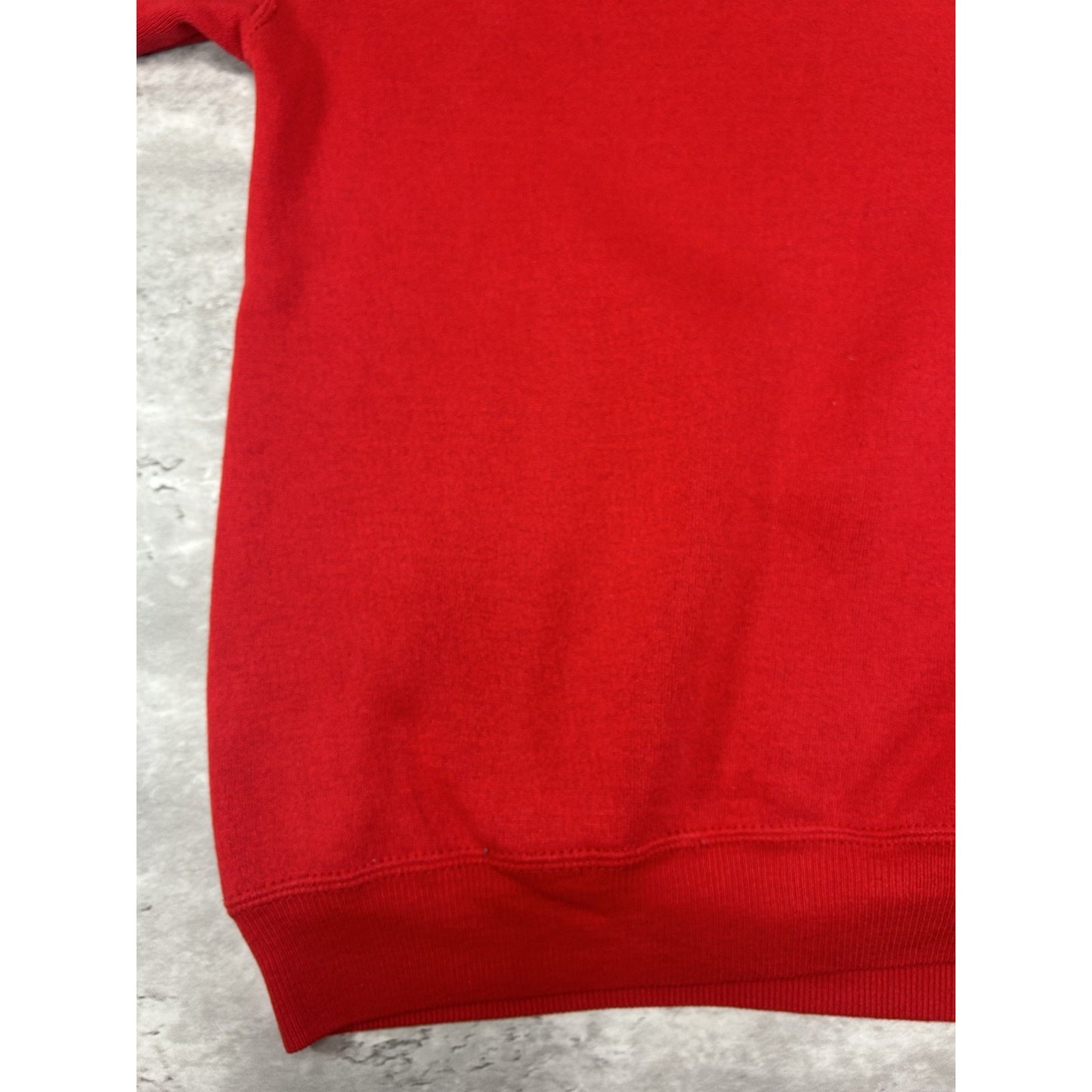 Vintage 80s Detroit Red Wings NHL Starter Spellout Graphic Sweatshirt Size Large