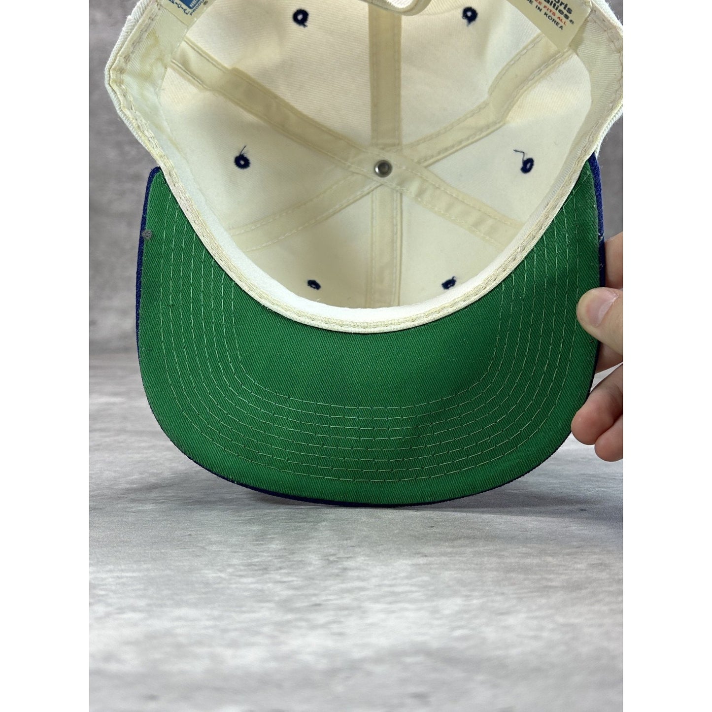 Vintage 90s Cleveland Cavaliers NBA Sports Specialties Script Snapback Hat OSFA