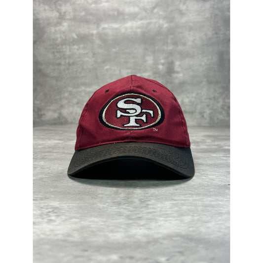 Vintage 90s San Francisco 49ers NFL Embroidered Logo Football Snapback Hat OSFA