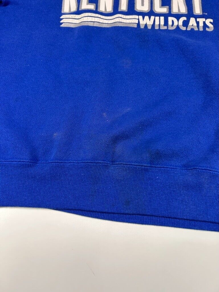 Vintage 90s Kentucky Wildcats NCAA Collegiate Spellout Sweatshirt Size Medium